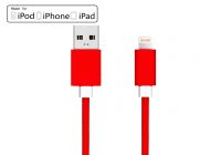 MFi认证iphone数据传输线  中国红