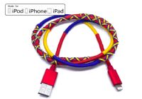 MFi认证iphone数据传输线 炫酷手工编织线